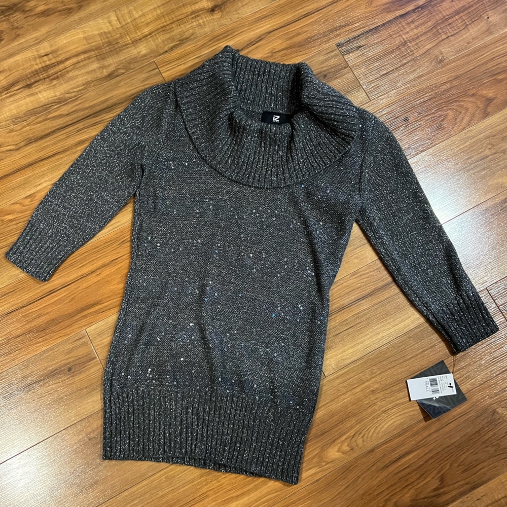 Sequin Cowl neck sweater